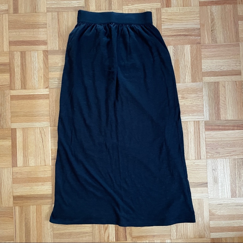Uniqlo Black Maxi Skirt - S